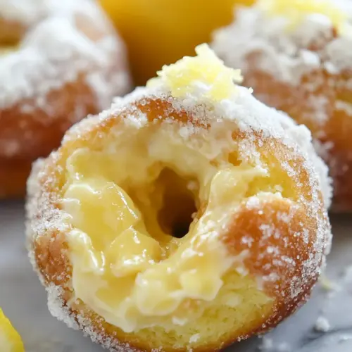 Lemon Cheesecake Doughnuts