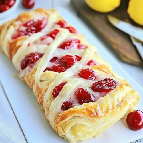 Lemon Cherry Cheese Danish