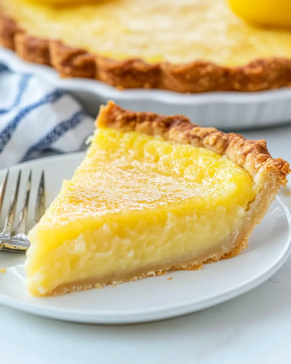 Lemon Chess Pie
