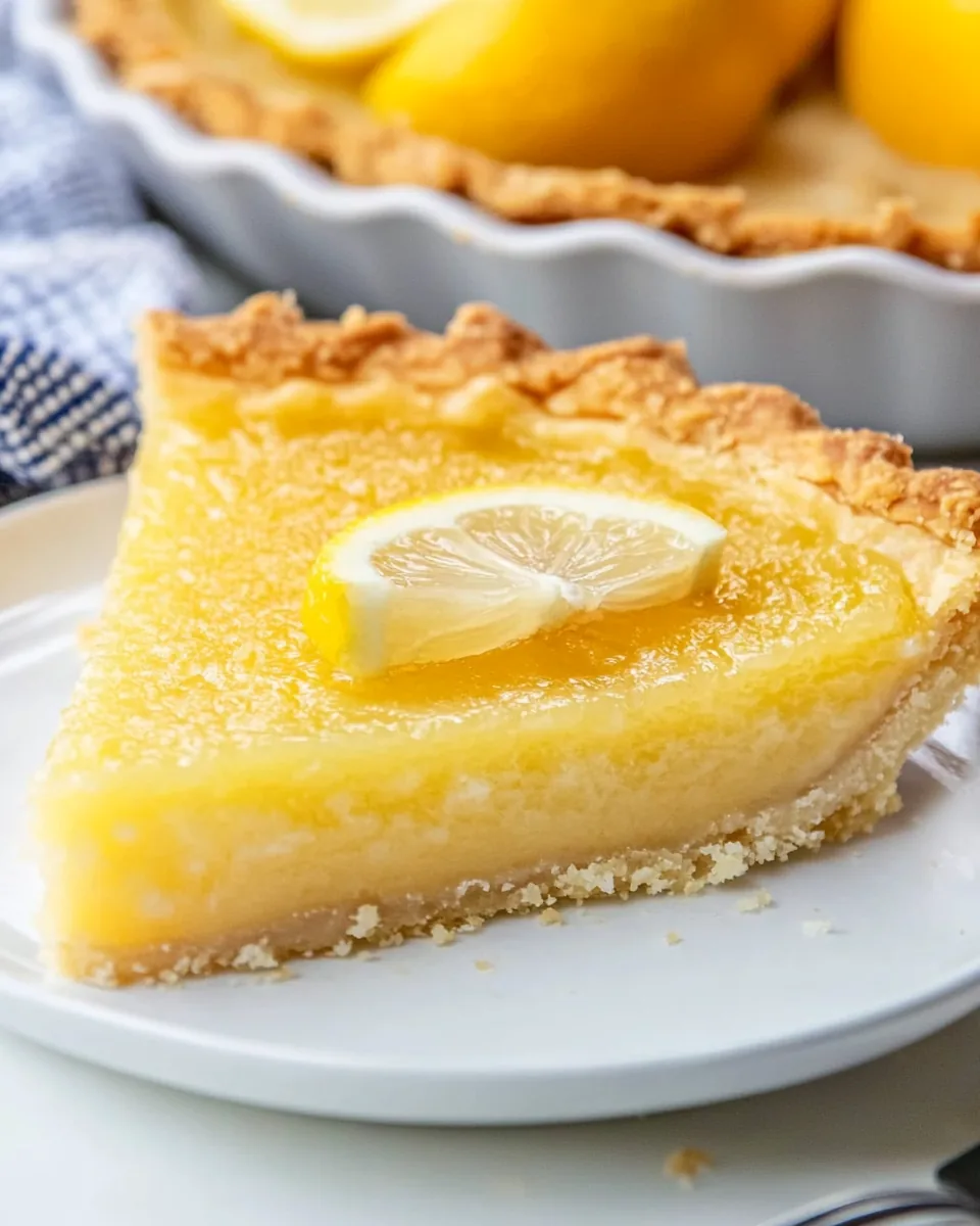 Lemon Chess Pie
