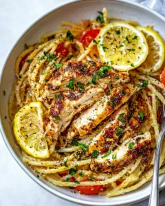 Lemon Chicken Pasta