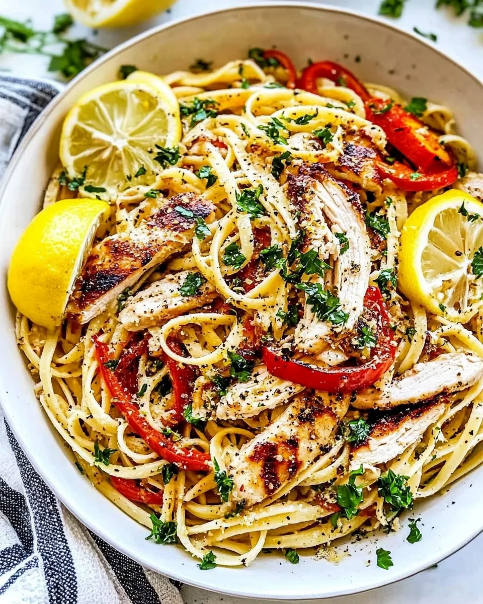 Lemon Chicken Pasta