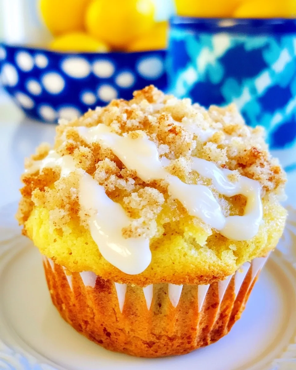 Lemon Crumb Muffins
