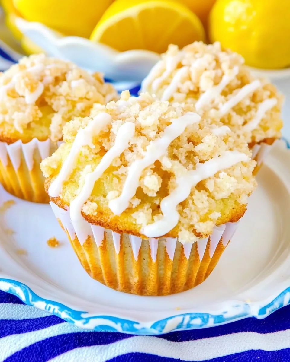 Lemon Crumb Muffins