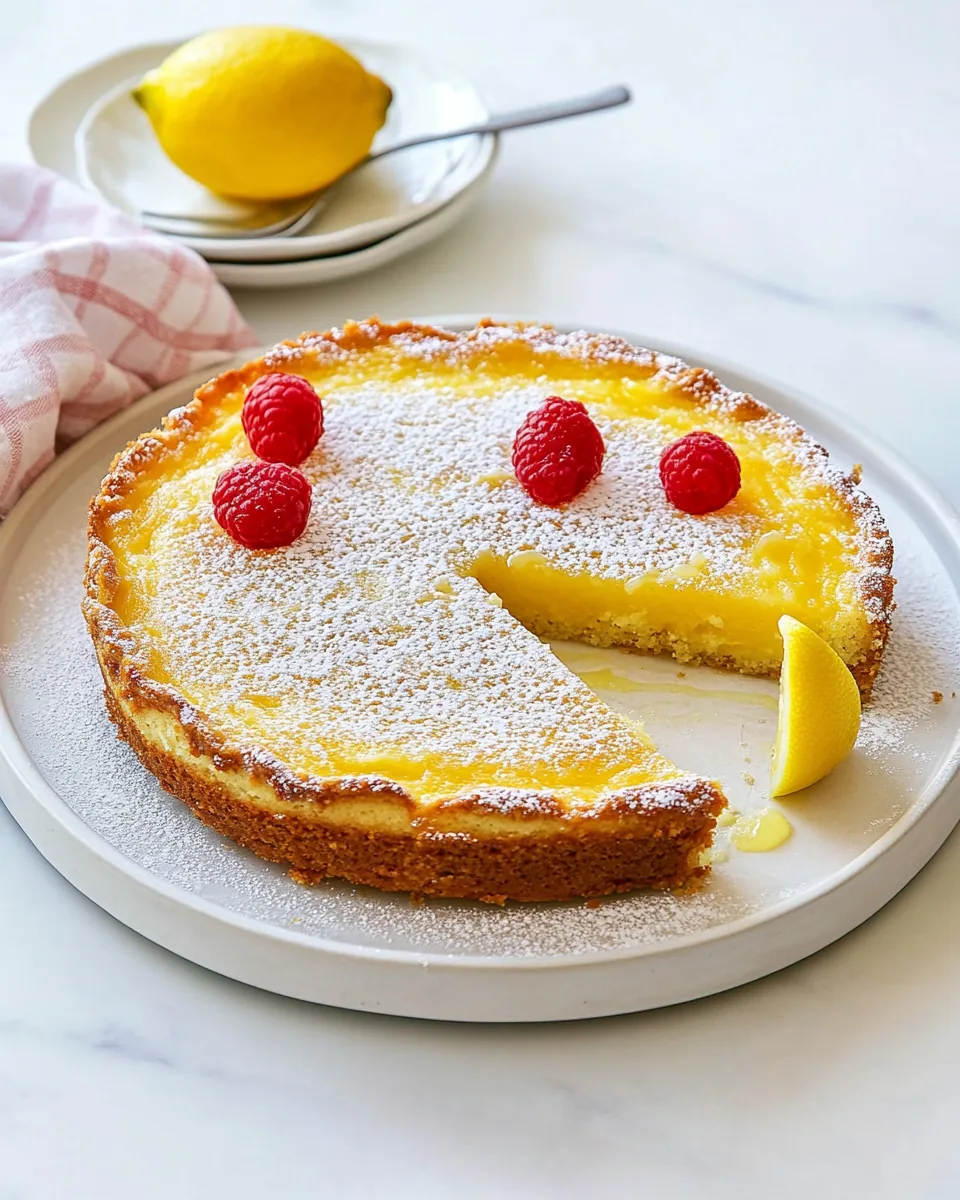 Lemon Curd Cake