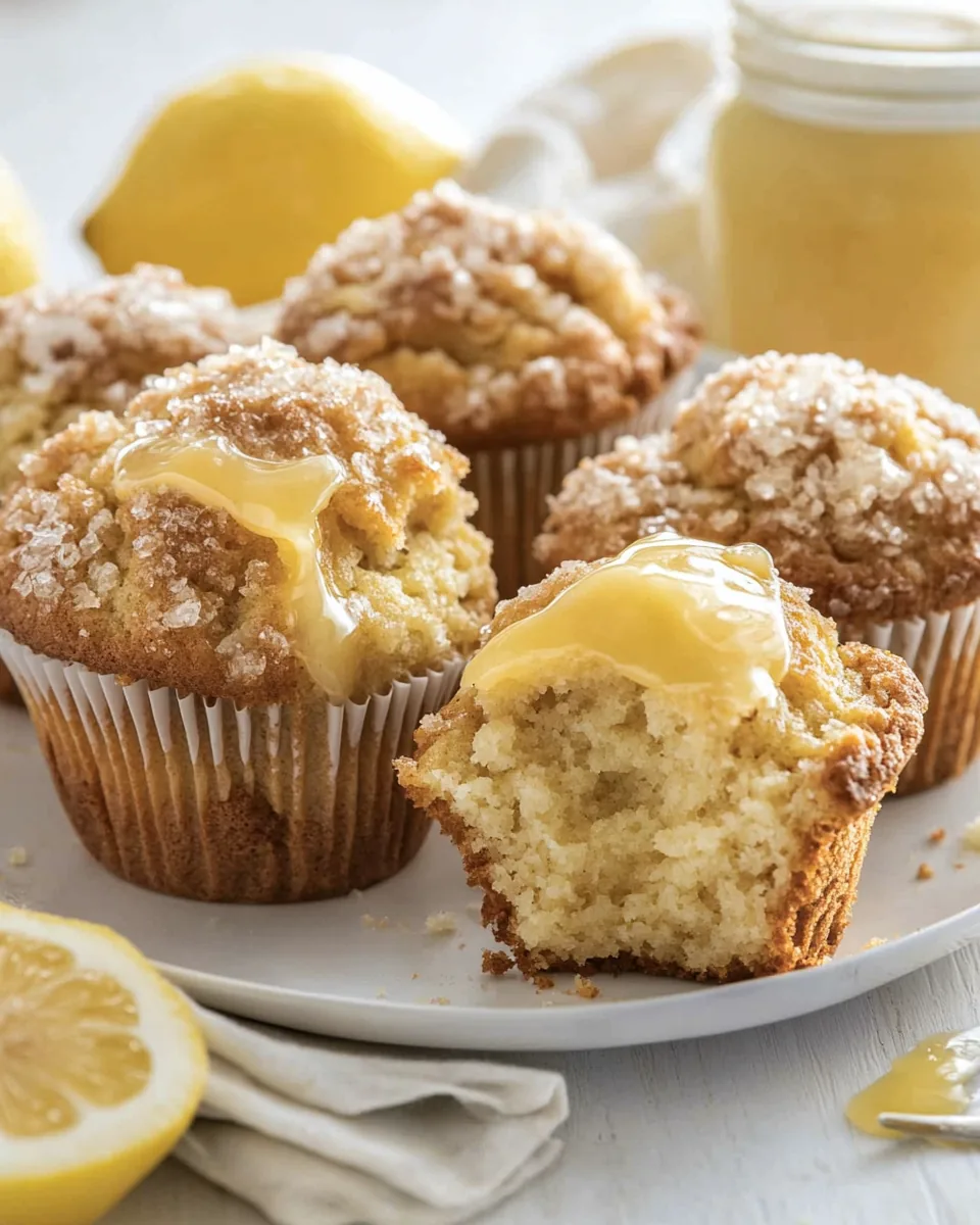 Lemon Curd Muffins