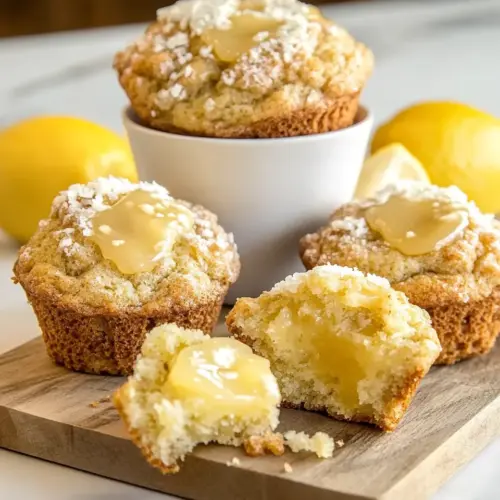 Lemon Curd Muffins