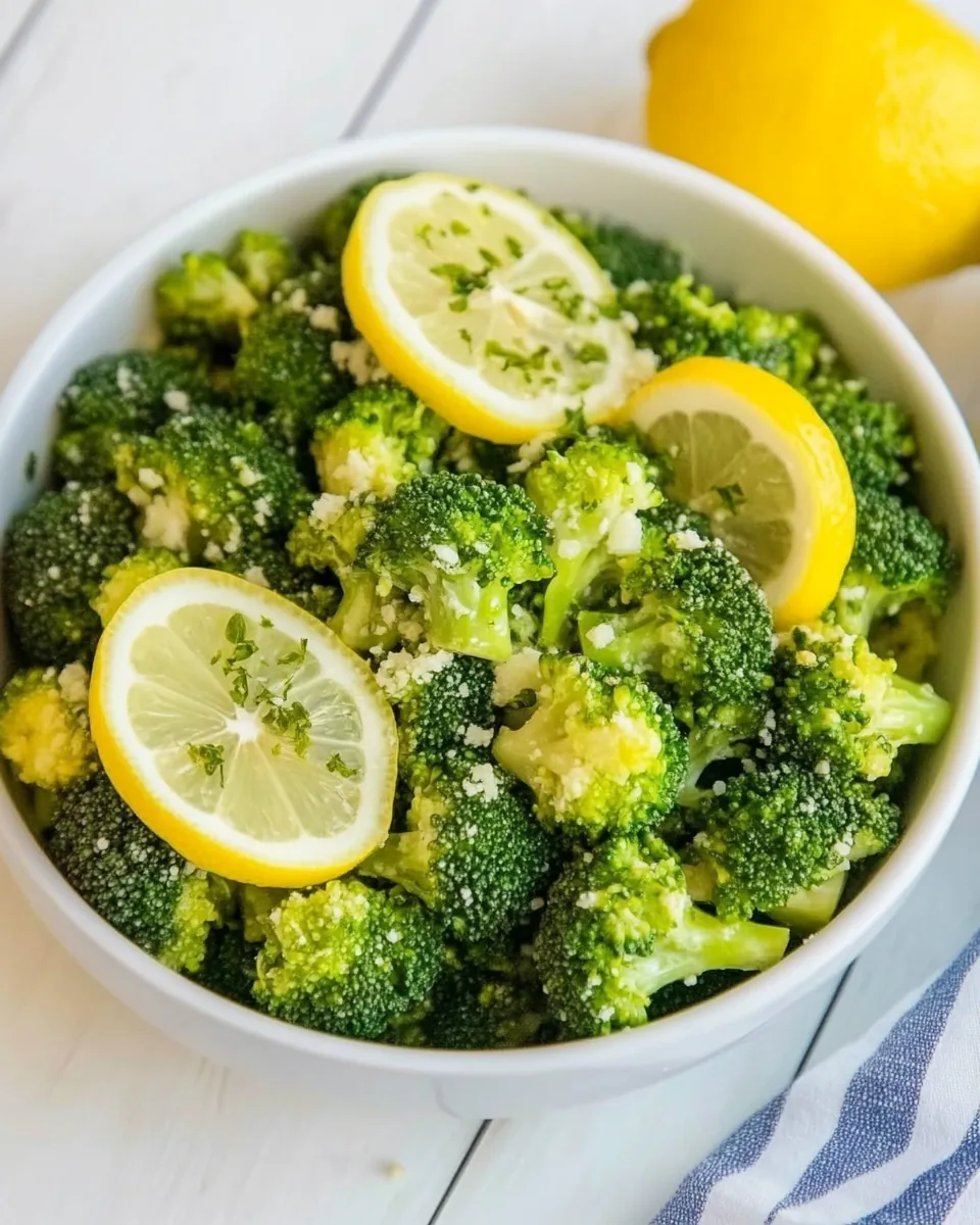 Lemon Garlic Broccoli