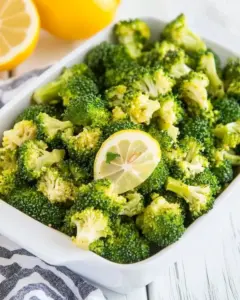 Lemon Garlic Broccoli