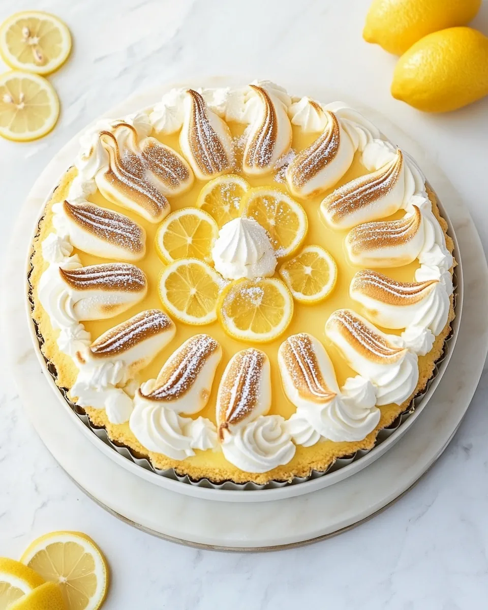 Lemon Meringue Cake