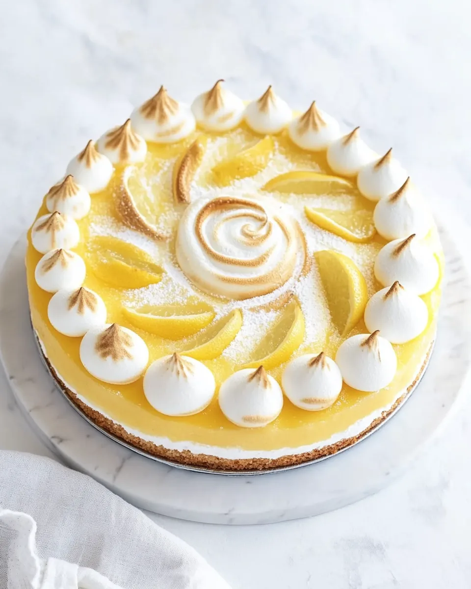 Lemon Meringue Cake