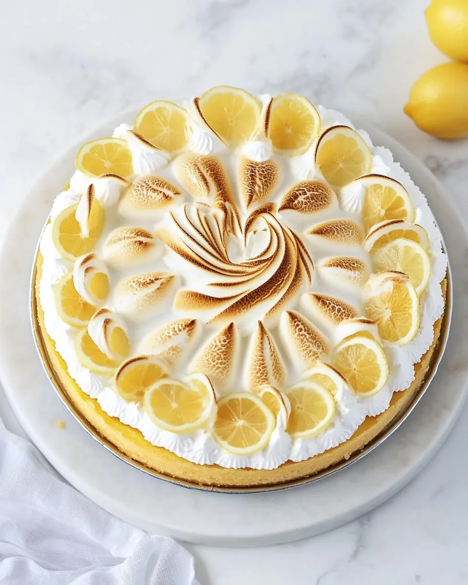 Lemon Meringue Cake
