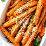 Lemon Parmesan Roasted Carrots