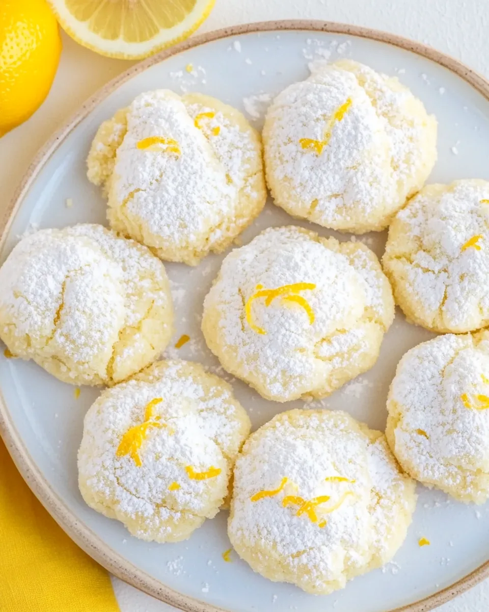 Lemon Pixie Cookies