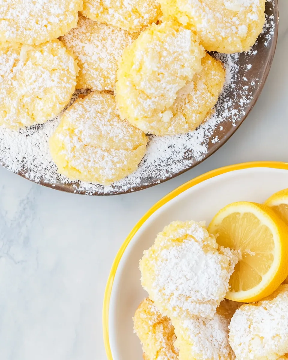 Lemon Pixie Cookies