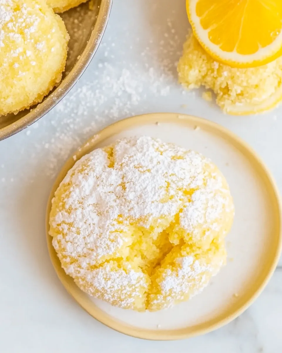 Lemon Pixie Cookies