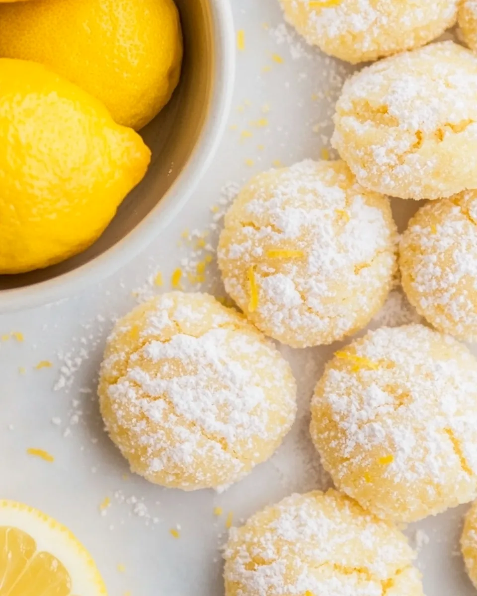 Lemon Pixie Cookies