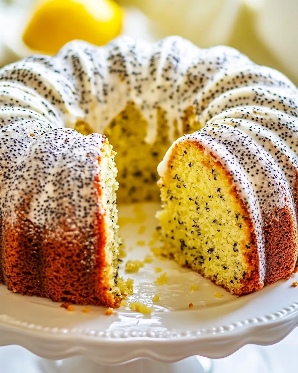 Lemon Poppy Seed Cake