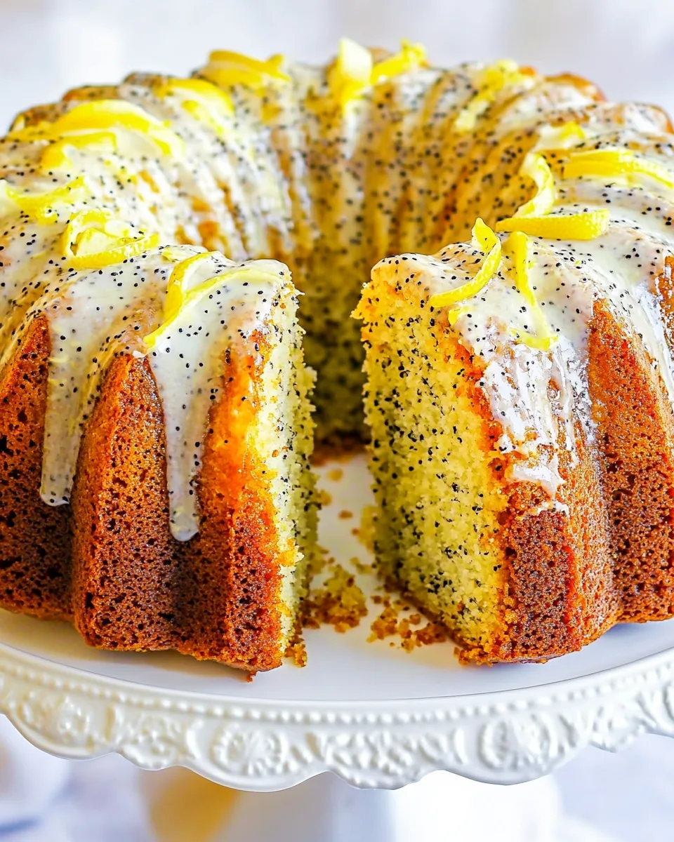 Lemon Poppy Seed Cake