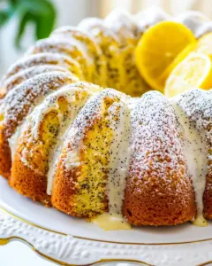 Lemon Poppy Seed Cake