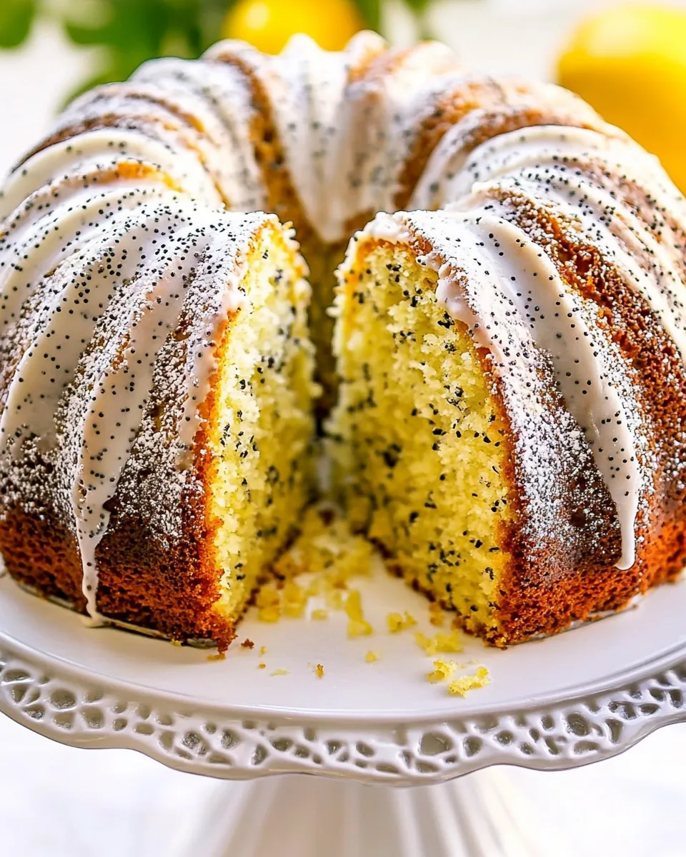 Lemon Poppy Seed Cake
