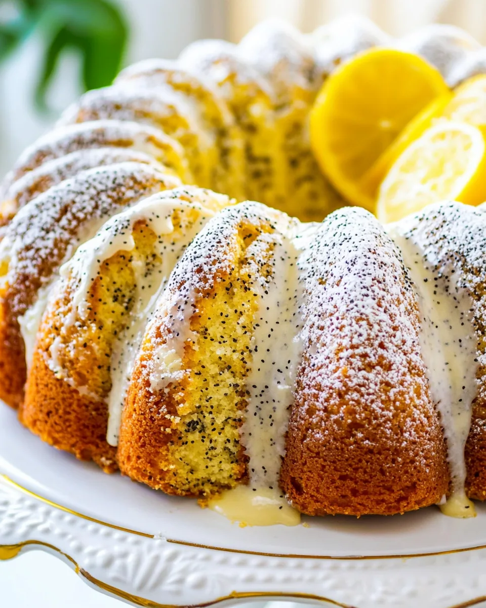 Lemon Poppy Seed Cake