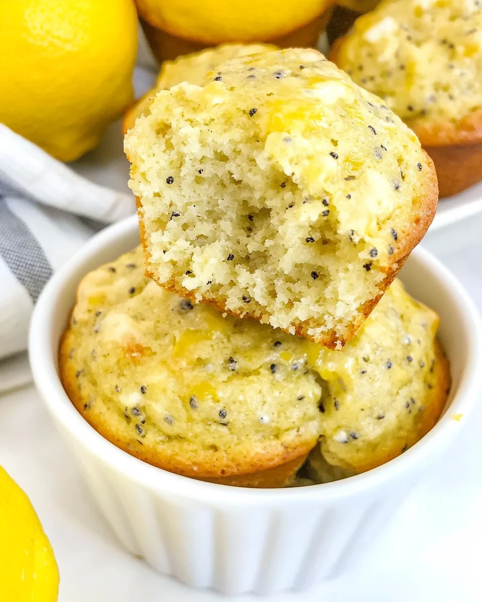 Lemon Poppy Seed Muffins