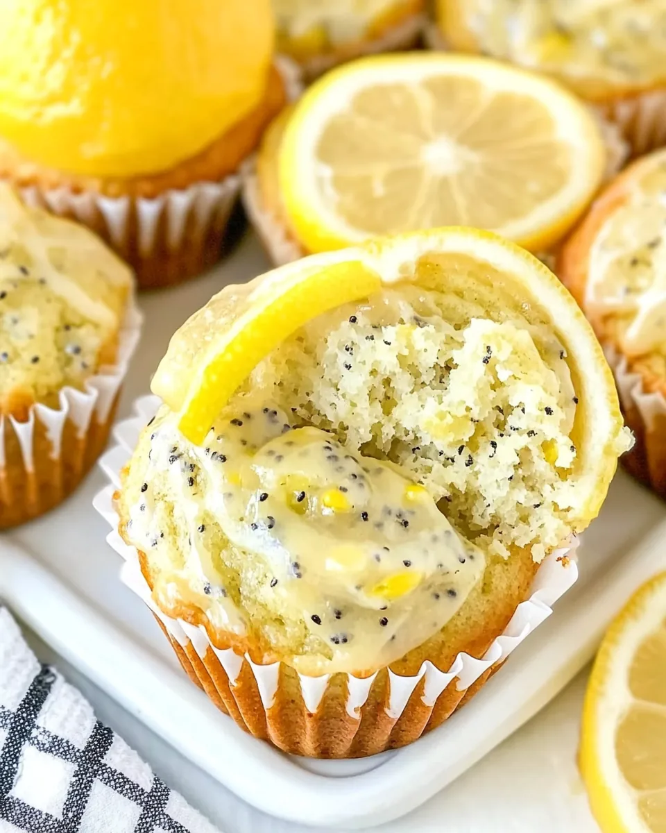 Lemon Poppy Seed Muffins