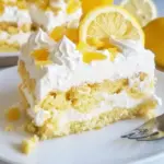 Lemon Pudding Poke Cake