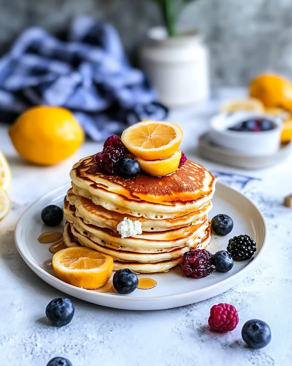 Lemon Ricotta Pancakes