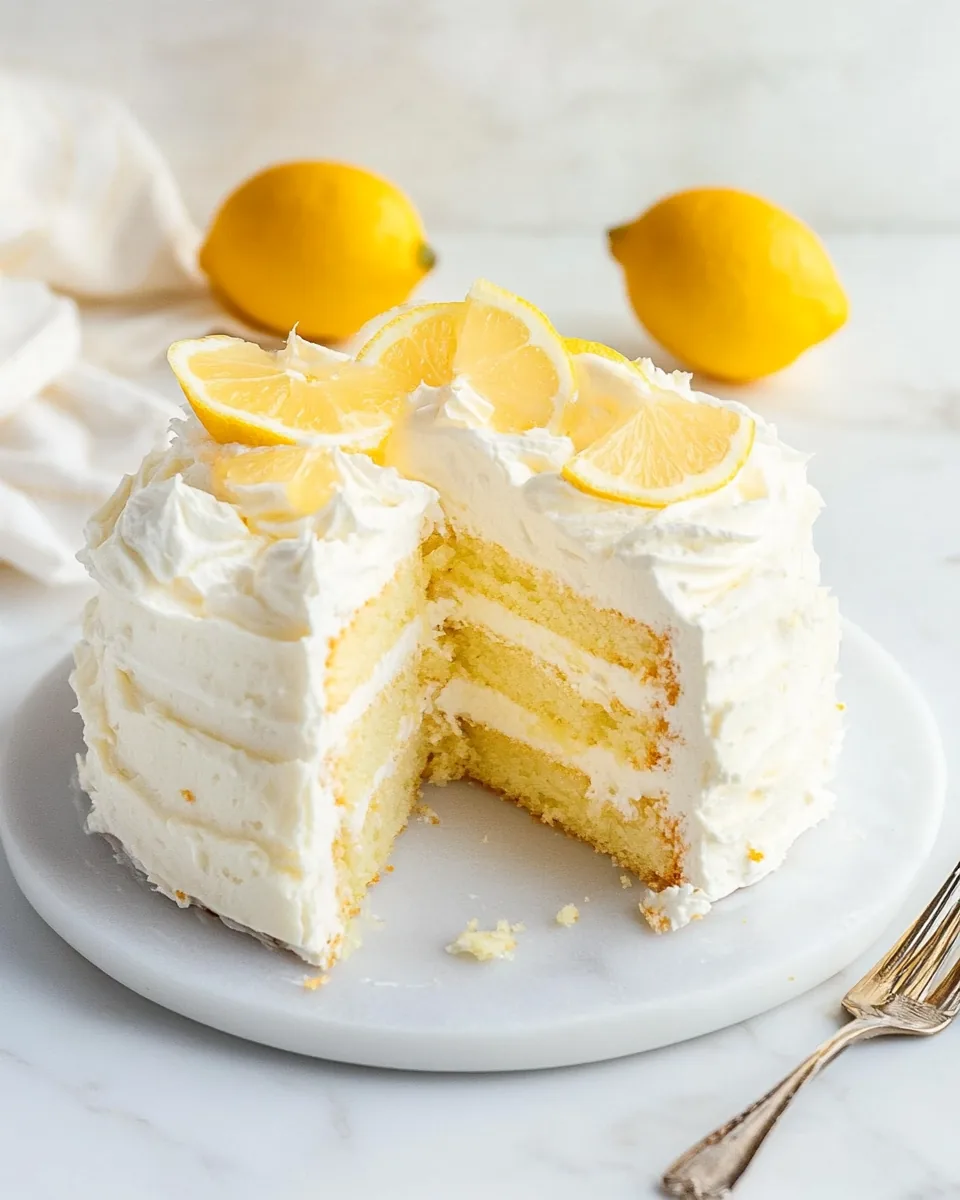 Lemon Truffle Cake