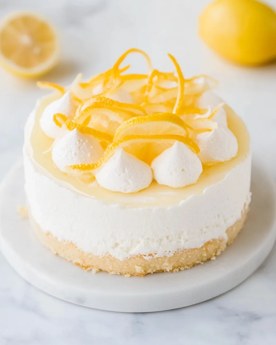 Lemon Truffle Cake