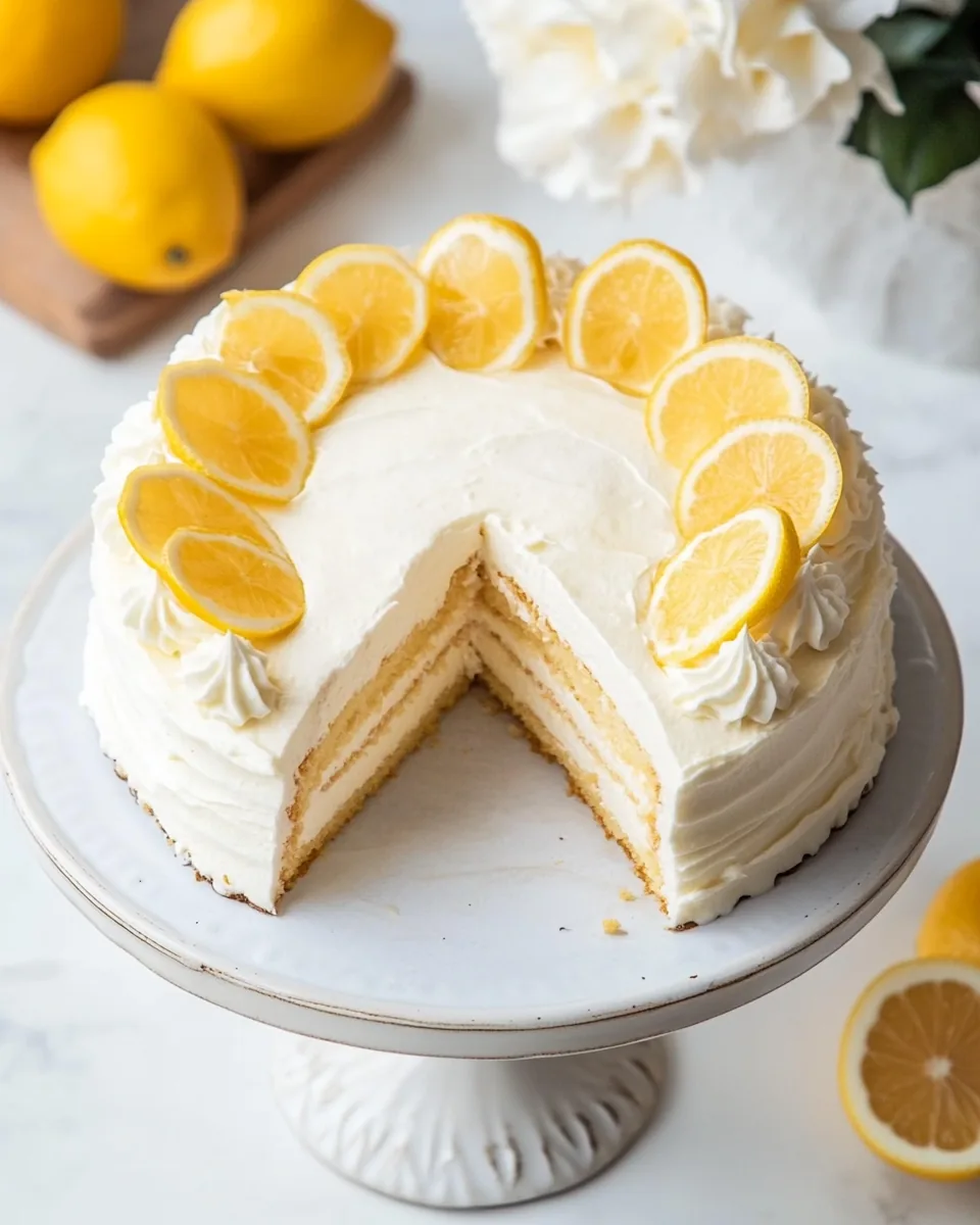 Lemon Truffle Cake