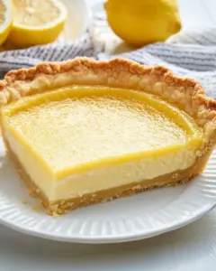 Lemon Vanilla Buttermilk Pie