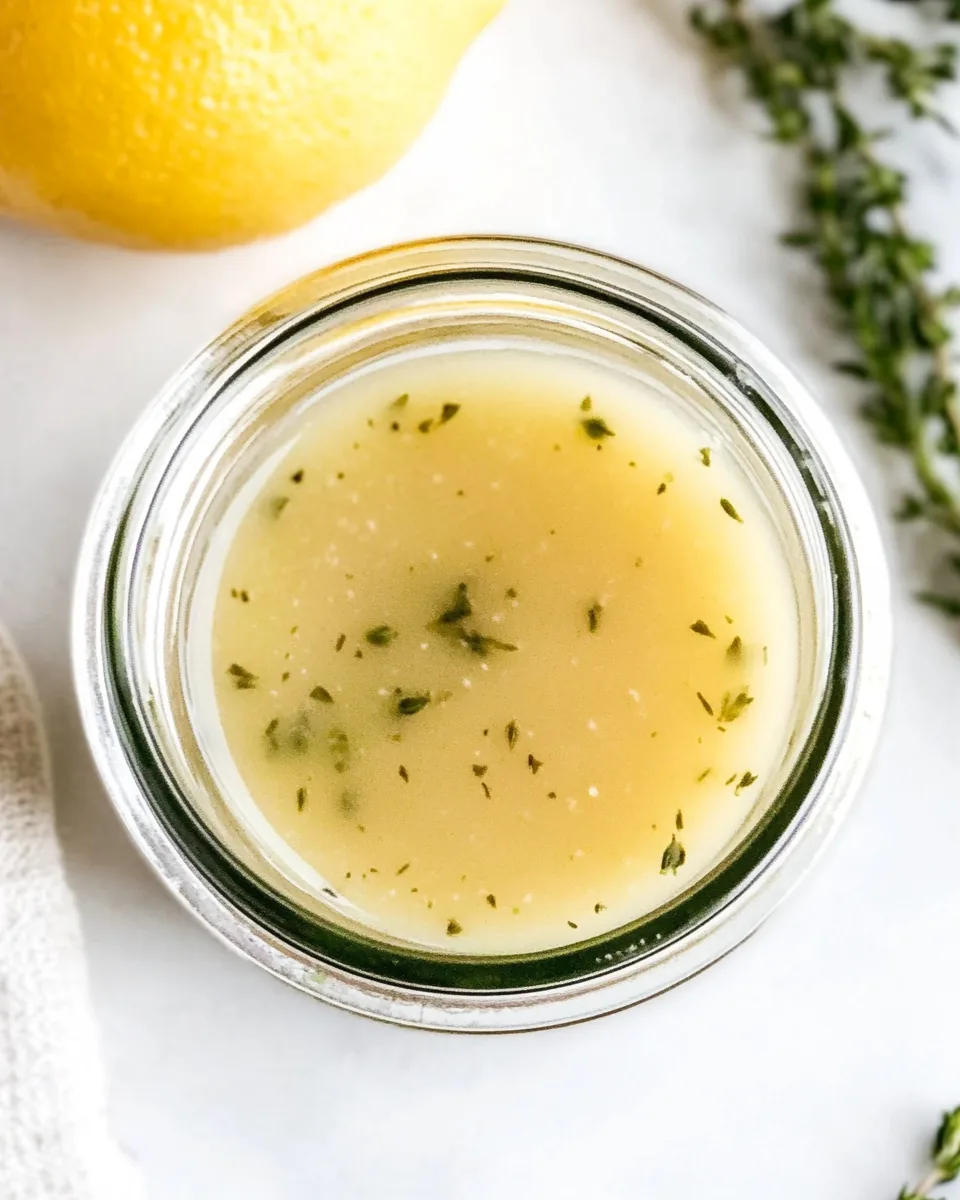 Lemon Vinaigrette