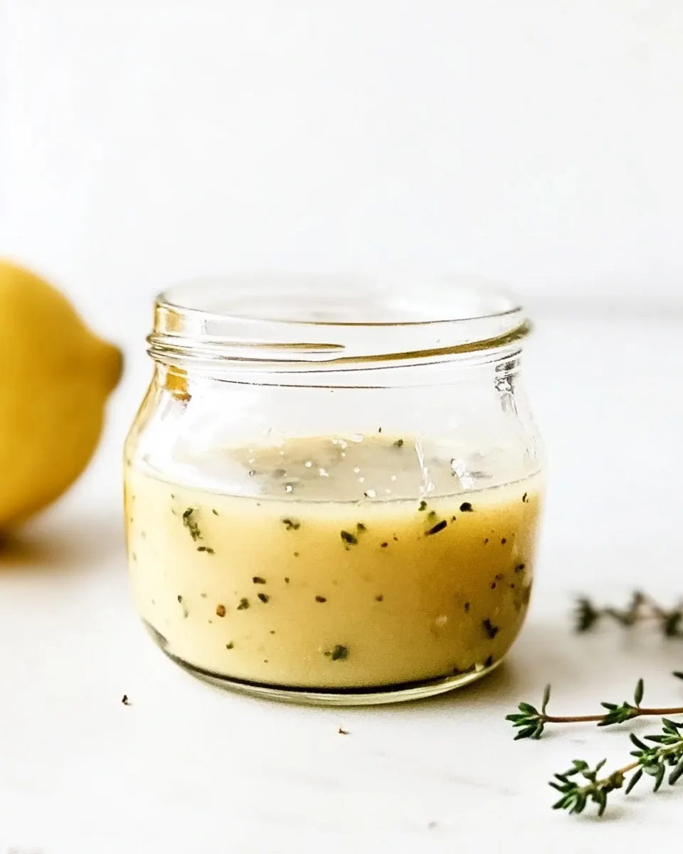 Lemon Vinaigrette