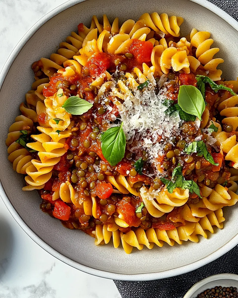 Lentil Pasta