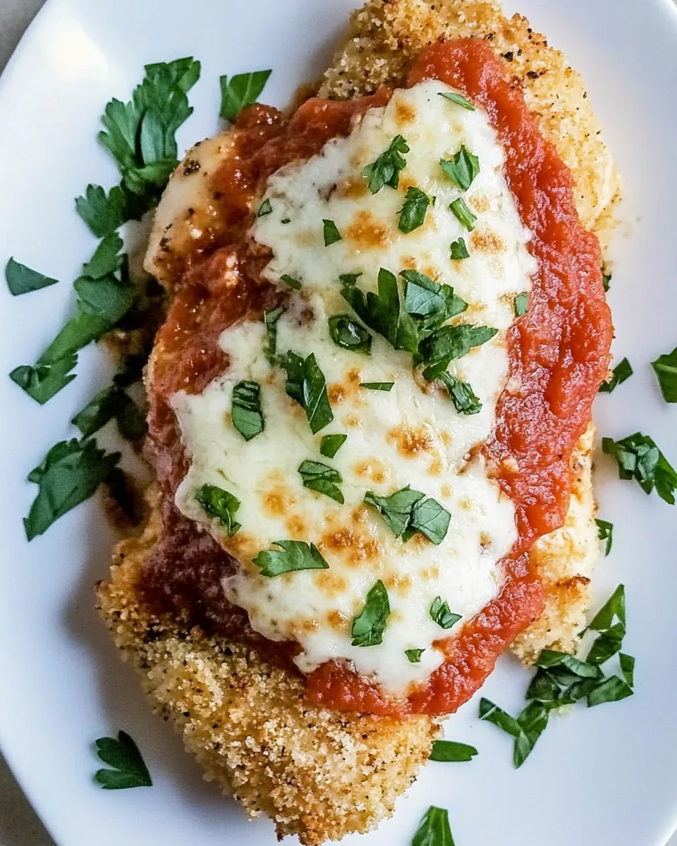 Light Chicken Parmesan