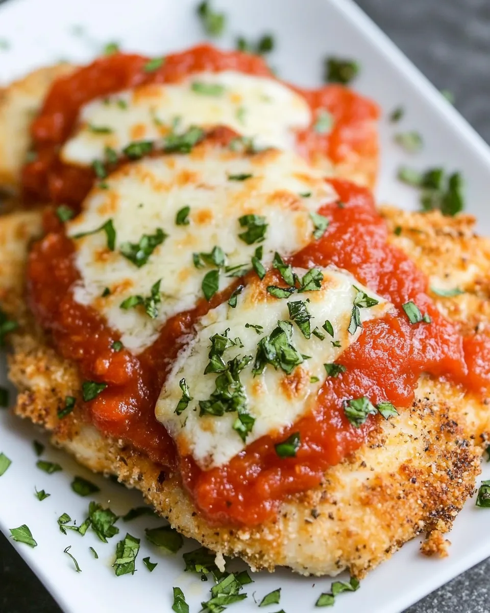 Light Chicken Parmesan