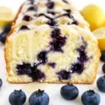 Lightened Up Blueberry Lemon Pound Cake