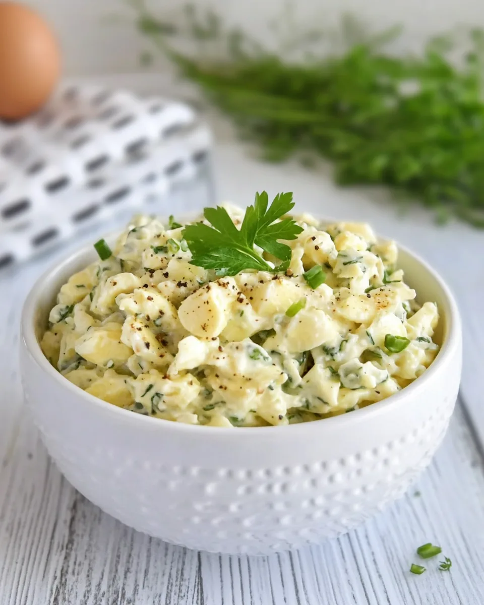 Lightened Up Egg Salad