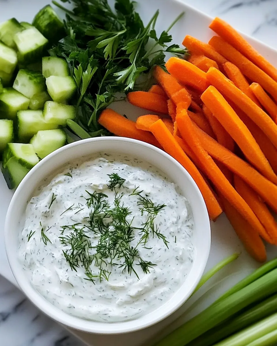 Lighter Greek Yogurt Ranch Dip
