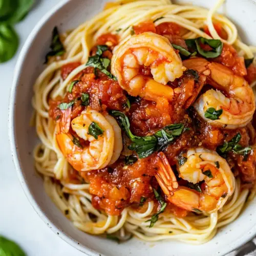 Linguini and Shrimp Fra Diavolo