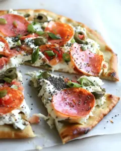 Loaded Everything Bagel Lox Pizza
