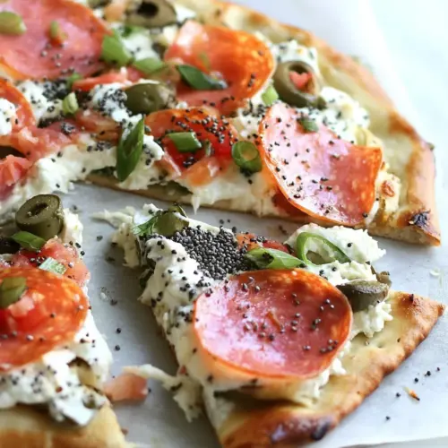 Loaded Everything Bagel Lox Pizza
