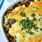 Low Carb Hamburger Casserole
