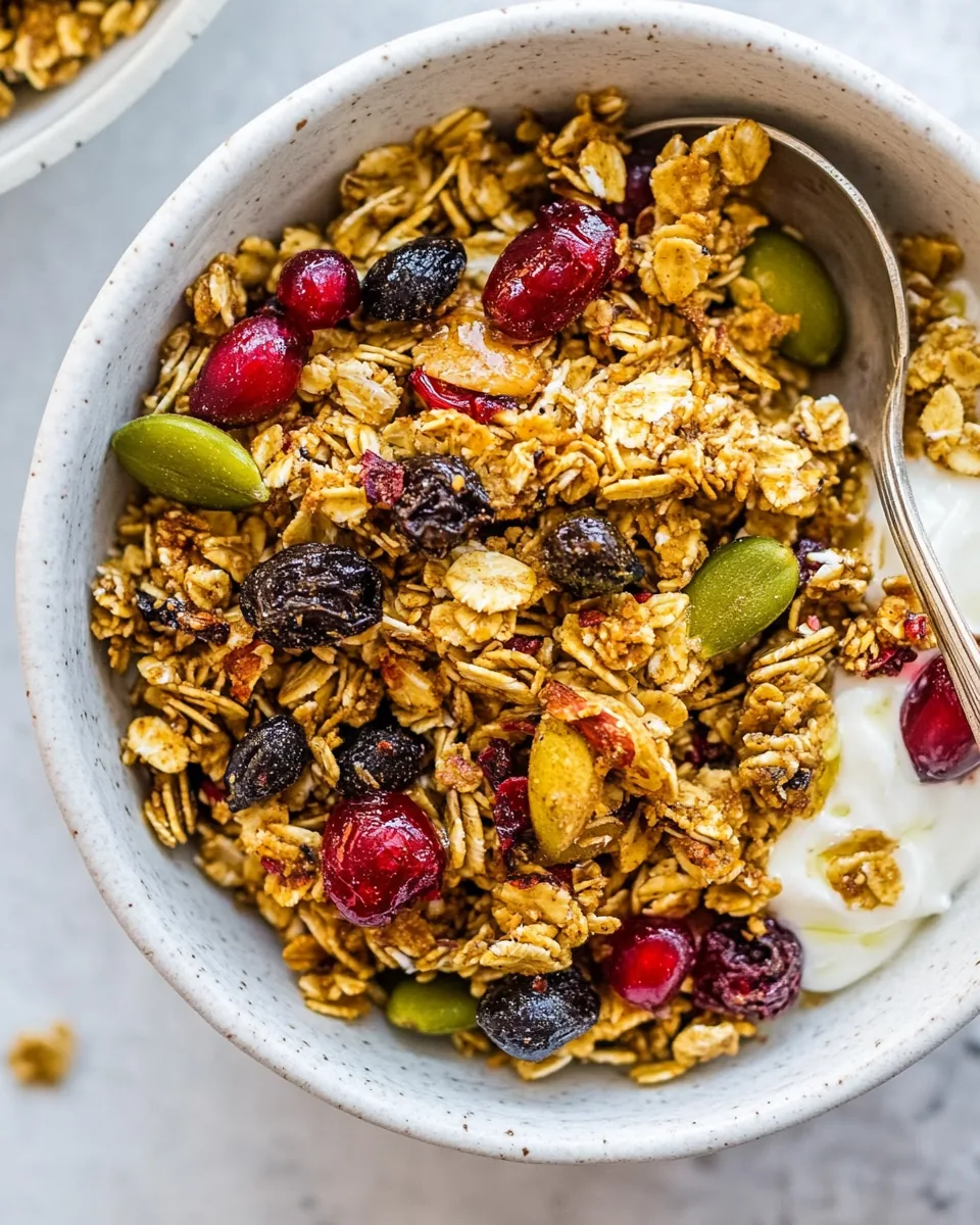Maple Syrup Granola
