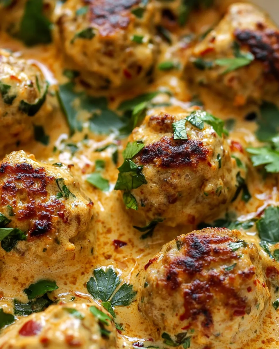 Marry Me Chicken Meatballs