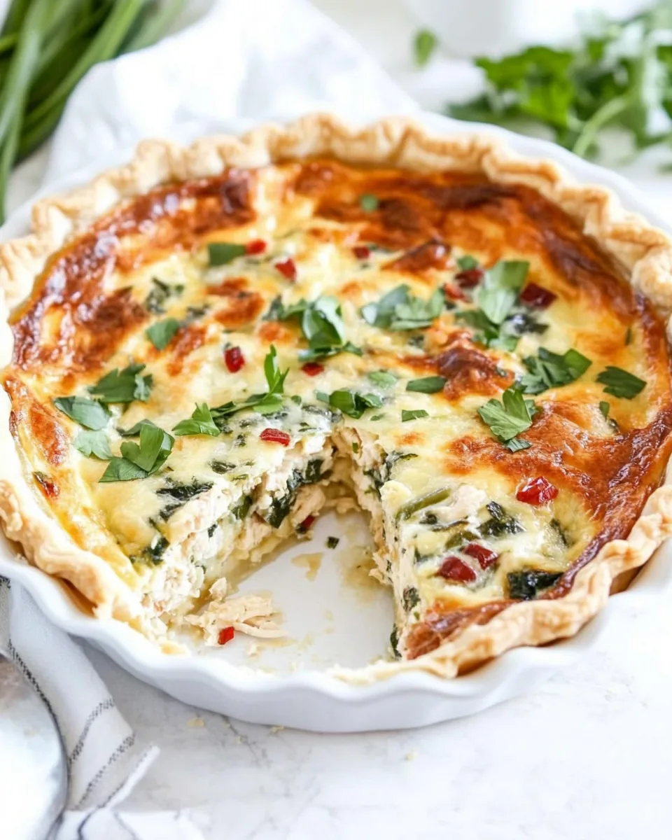 Marry Me Chicken Quiche