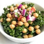 Massaged Kale Chickpea Salad